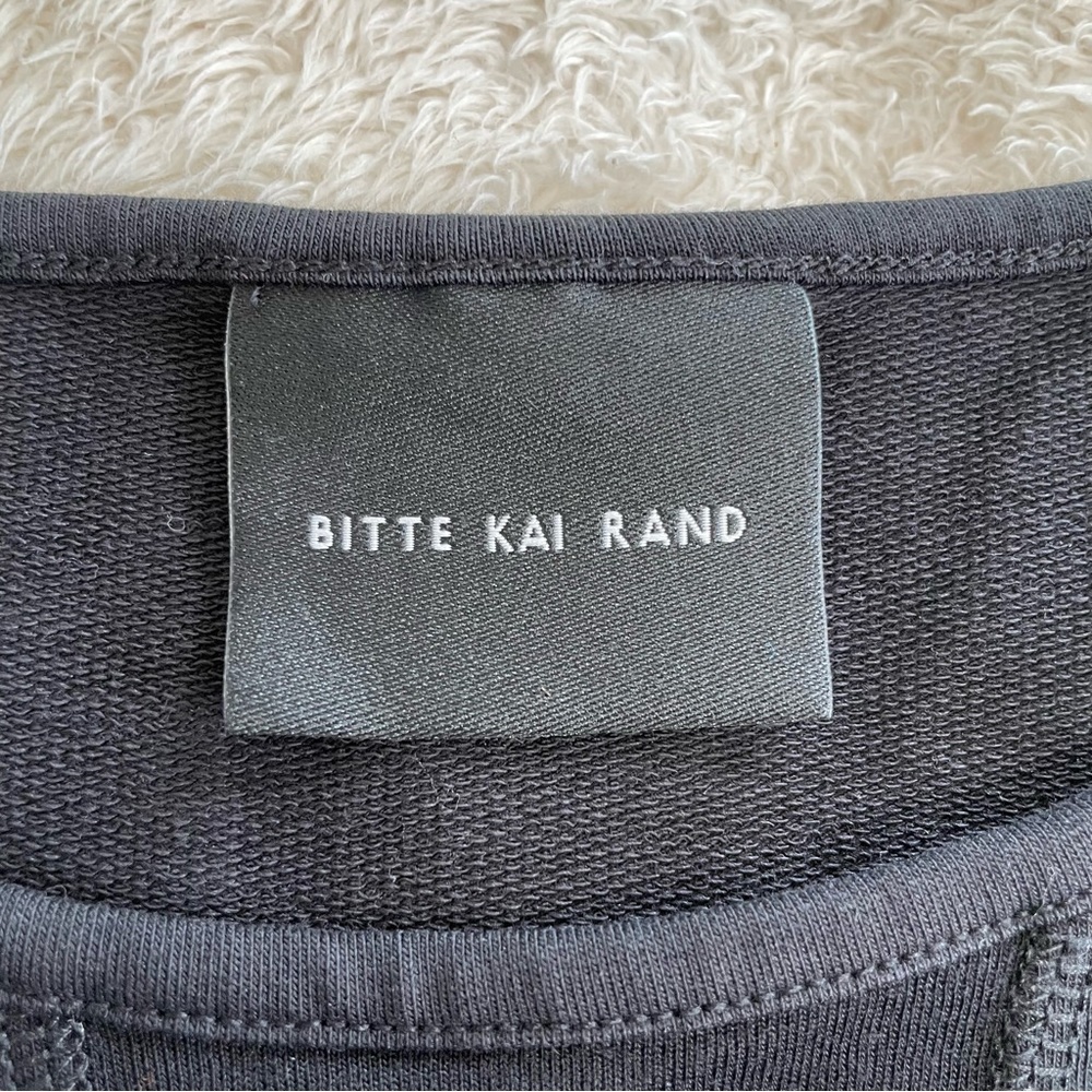 Bitte Kai Rand Sheer Panel Cutout Black Shift Dress Copenhagen - Picture 5 of 12